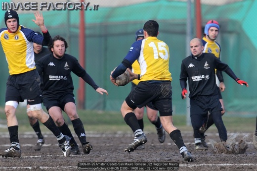 2009-01-25 Amatori Cadetti-San Mauro Torinese 052 Rugby San Mauro